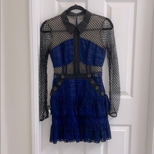 Self-portrait mini dress us size 2